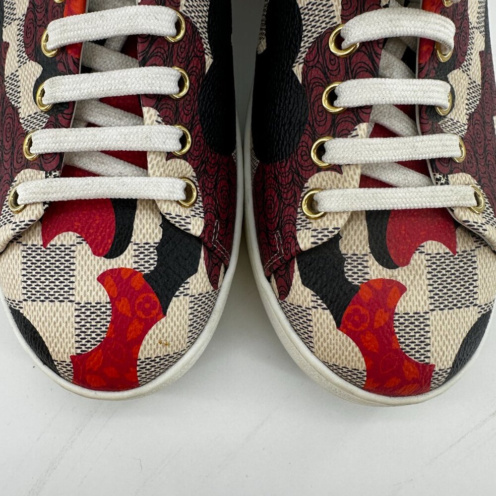 Louis Vuitton Damier Azur Overcloud Sneakers - Picture 9 of 9